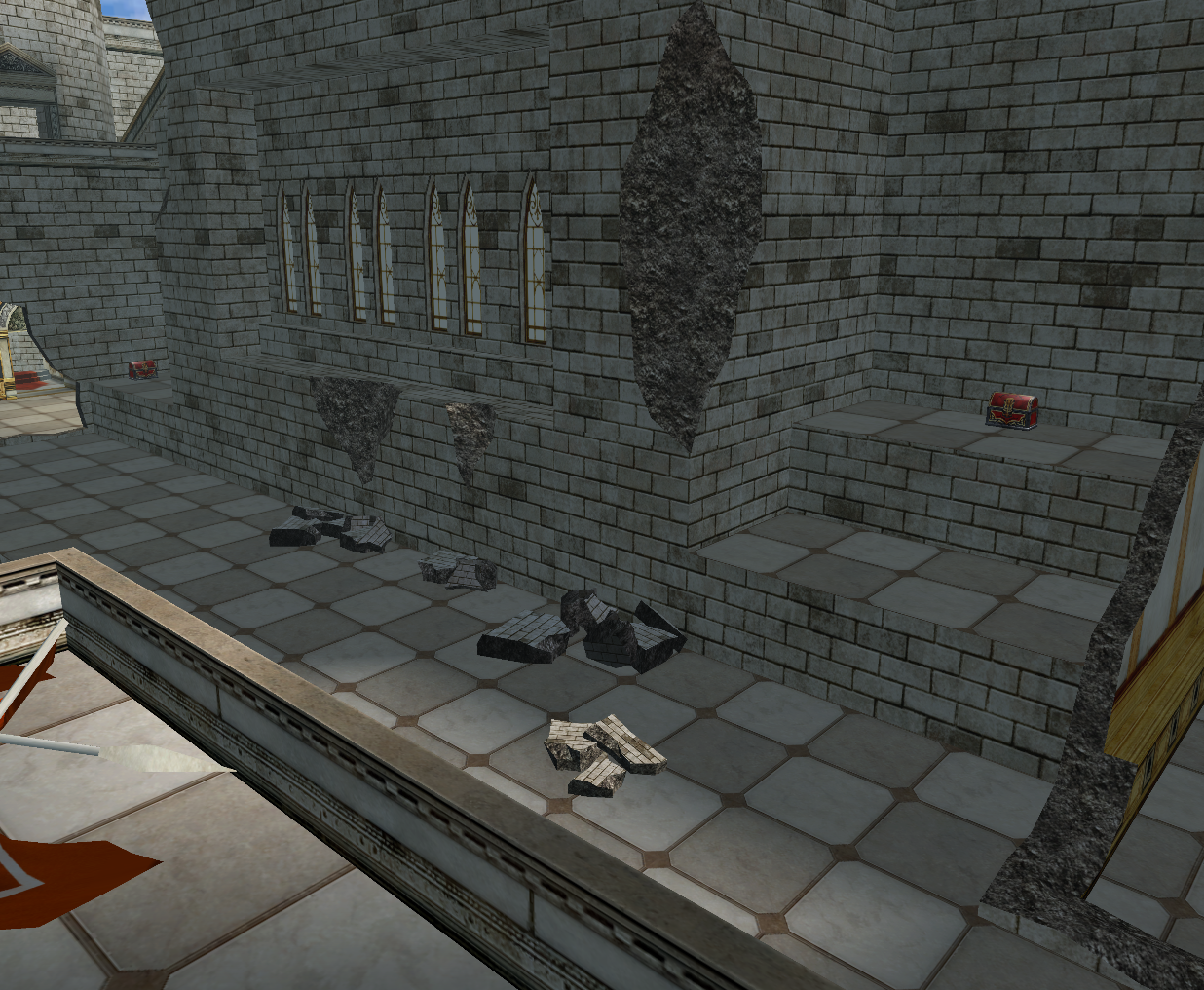 lk2 royal tower, lower ledge chests.png